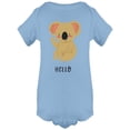thumbnail image 1 of Hello Koala Design Bodysuit Infant -Image by Shutterstock,  Newborn, 1 of 2