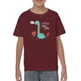 thumbnail image 1 of Hello Little Handsome Dino T-Shirt Juniors -Image by Shutterstock,  Small, 1 of 4