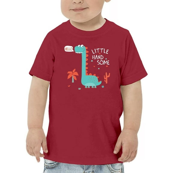 Hello Little Handsome Dino T-Shirt Toddler -Image by Shutterstock,  2 Toddler
