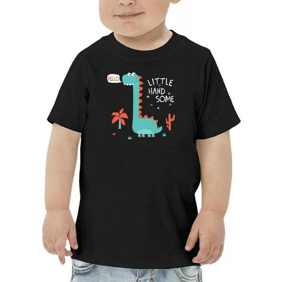 Hello Little Handsome Dino T-Shirt Toddler -Image by Shutterstock,  5 Toddler