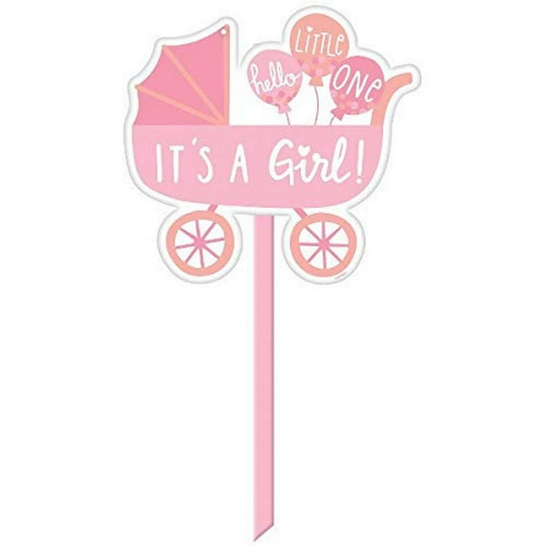 Amscan It's a girl Baby Girl Yard Sign - Walmart.com