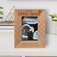thumbnail image 1 of Hello Little Prince Personalized Wooden Frame 3 1/2" x 5" Brown (Vertical), 1 of 1