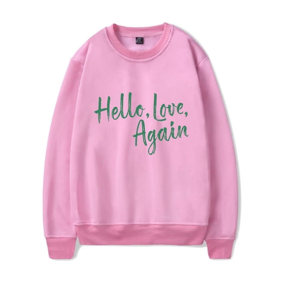 Hello  Love Again Sweater Romantic love movie sweatshirt Crewneck Capless Sweatshirt Men/women  movie fans Pullover
