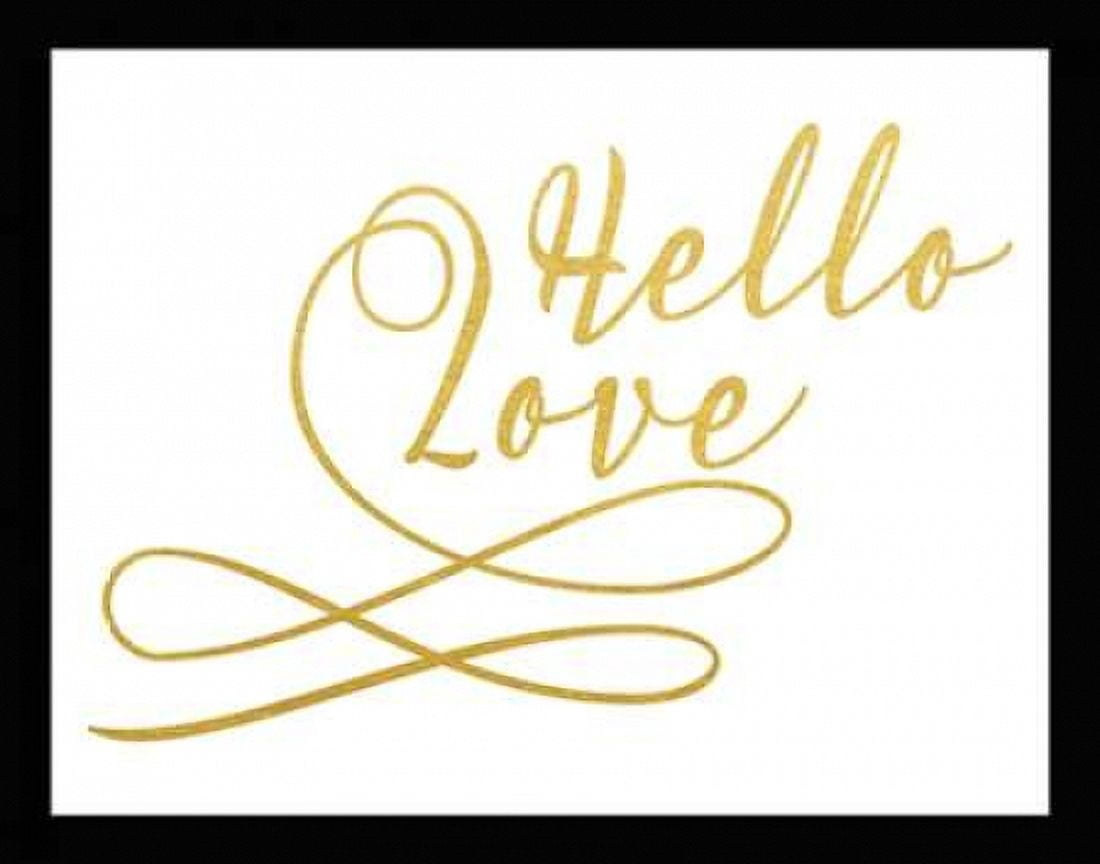 Hello Love Canvas Art - Tara Moss (22 x 28)
