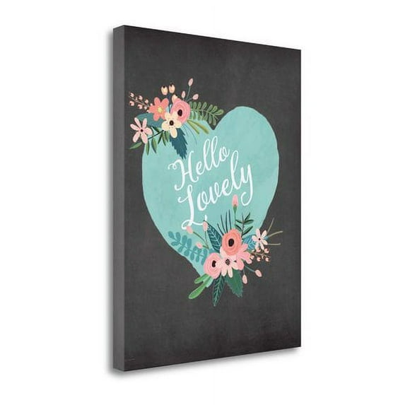 Hello Lovely By Jo Moulton, 22" x 28" Fine Art Giclee Print on Gallery Wrap Canvas, Ready to Hang