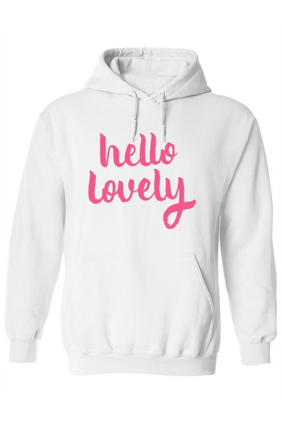 Hello Lovely! Hoodie Women -Image by Shutterstock, Female Small