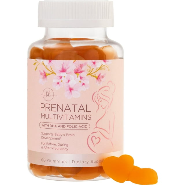 Hello Lovely! Prenatal Vitamins with Folate + DHA Fetal Support, Women's Prenatal Multivitamin