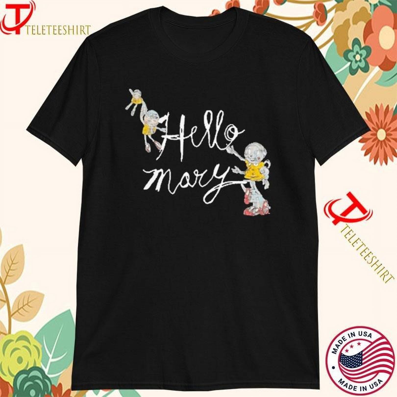 Hello Mary Cursive T-shirts - Walmart.com