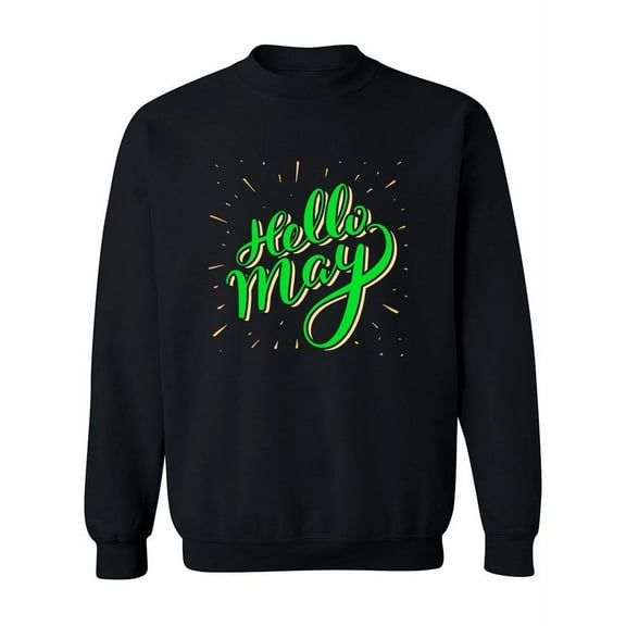 Hello May Design. Sweatshirt Women -Image by Shutterstock, Female x-Large