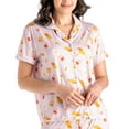 thumbnail image 1 of Hello Mello Carried Away Lounge Short Sleeve Pajama Tops, Sweet Dreams Medium/Large (Women's), 1 of 10