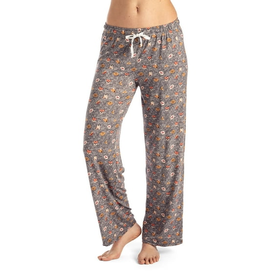 Hello Mello Carried Away Lounge Soft Pants Pajama Bottoms, Ruff Morning Medium/Large (Women's)