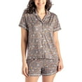 thumbnail image 1 of Hello Mello Carried Away Lounge Top and Shorts, 2-Piece Pajama Set, Ruff Morning X-Large/XX-Large (Women's), 1 of 7