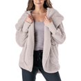 thumbnail image 1 of Hello Mello Comfort Zone Packable Oversized Cardigan, Polar Gray (Women's), 1 of 6