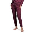 thumbnail image 1 of Hello Mello CuddleBlend Joggers Loose Drawstring Buttery Soft Lounge Pants, Wine Time Medium (Women's), 1 of 7