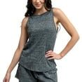 thumbnail image 1 of Hello Mello CuddleBlend Lounge Tank Top Relaxed Fit Pajama Top, Black Small (Women's), 1 of 9