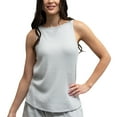 thumbnail image 1 of Hello Mello CuddleBlend Lounge Tank Top Relaxed Fit Pajama Top, Gray Medium (Women's), 1 of 9