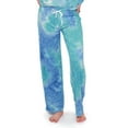 thumbnail image 1 of Hello Mello Dyes The Limit Soft Pajama Lounge Pants - NOT A SET, Aqua Small/Medium (Women's), 1 of 8