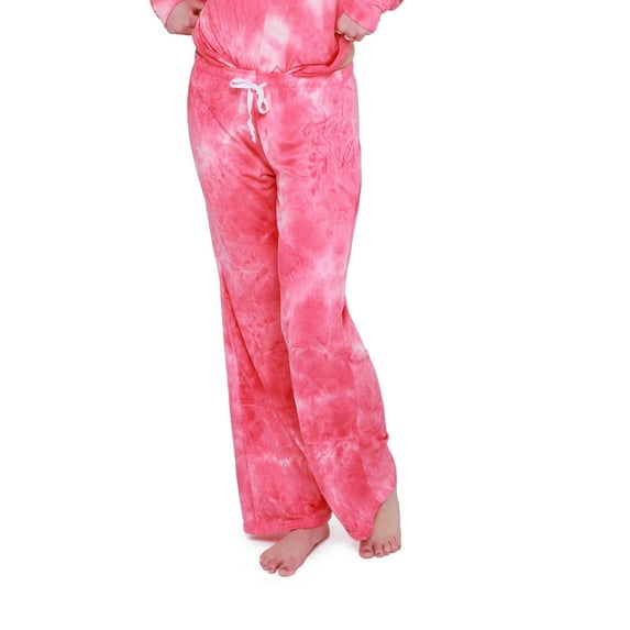 Hello Mello Dyes The Limit Soft Pajama Lounge Pants - NOT A SET, Coral Medium/Large (Women's)