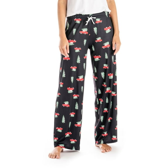 Hello Mello Holiday Lounge Soft Pants Pajama Bottoms, Home Fir The Holidays X-Large/XX-Large (Women's)