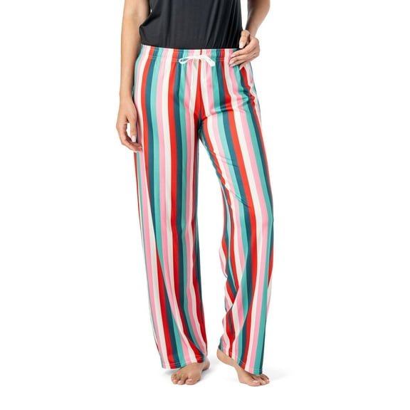 Hello Mello Holiday Lounge Soft Pants Pajama Bottoms, Sugar Rush Small/Medium (Women's)