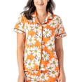 thumbnail image 1 of Hello Mello Lazy Daisy Lounge Short Sleeve Pajama Top, Lazy Daisy Small/Medium (Women's), 1 of 8