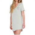 thumbnail image 1 of Hello Mello Let Me Sleep Lounge Sleepshirt V-Neck Short Sleeve Sleepwear, Bed Before 9pm Large/X-Large (Women's), 1 of 8