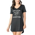 thumbnail image 1 of Hello Mello Let Me Sleep Lounge Sleepshirt V-Neck Short Sleeve Sleepwear, Roses are Red I'm Going to Bed Small/Medium (Women's), 1 of 7
