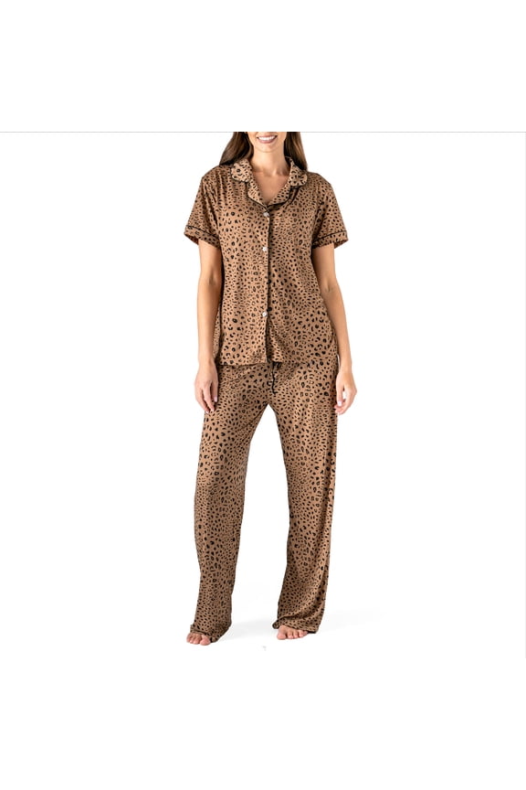 Signature Lounge Top and Pants, 2-Piece Pajama Set Seeing Spots, Medium/Large (Women's)