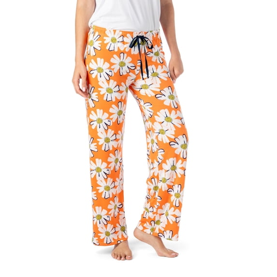 Hello Mello Signature Soft Pajama Lounge Pants Bottoms, Lazy Daisy Medium/Large (Women's)