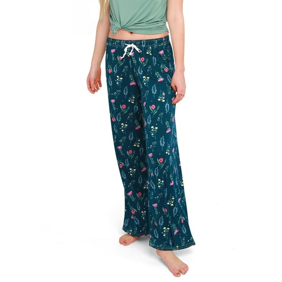 Hello Mello Signature Soft Pajama Lounge Pants Bottoms, Midnight Mirage Medium/Large (Women's)