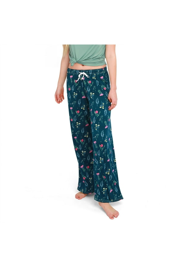 Signature Soft Pajama Lounge Pants Bottoms, Midnight Mirage Small/Medium (Women's)