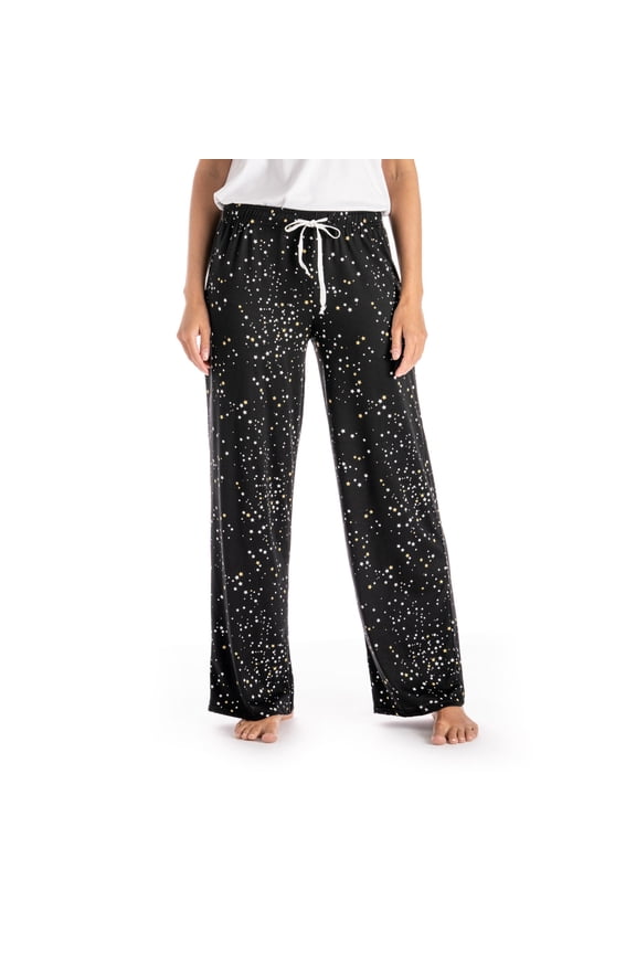 Signature Soft Pajama Lounge Pants Bottoms, Night Sky Large/X-Large (Women's)