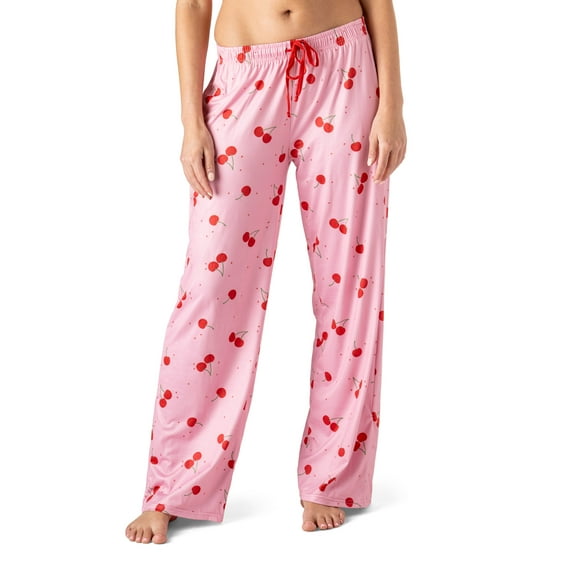 Hello Mello Stargazer Soft Pajama Lounge Pants Bottoms, Cherry On Top Medium/Large (Women's)