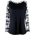 thumbnail image 1 of Hello Mello Trendy Womens Loungewear Tops, Long Sleeve with Tote Bag, 1 of 4