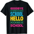 thumbnail image 1 of Hello Middle School Elementary Graduation Gift Kids Teachers T-Shirt, 1 of 4