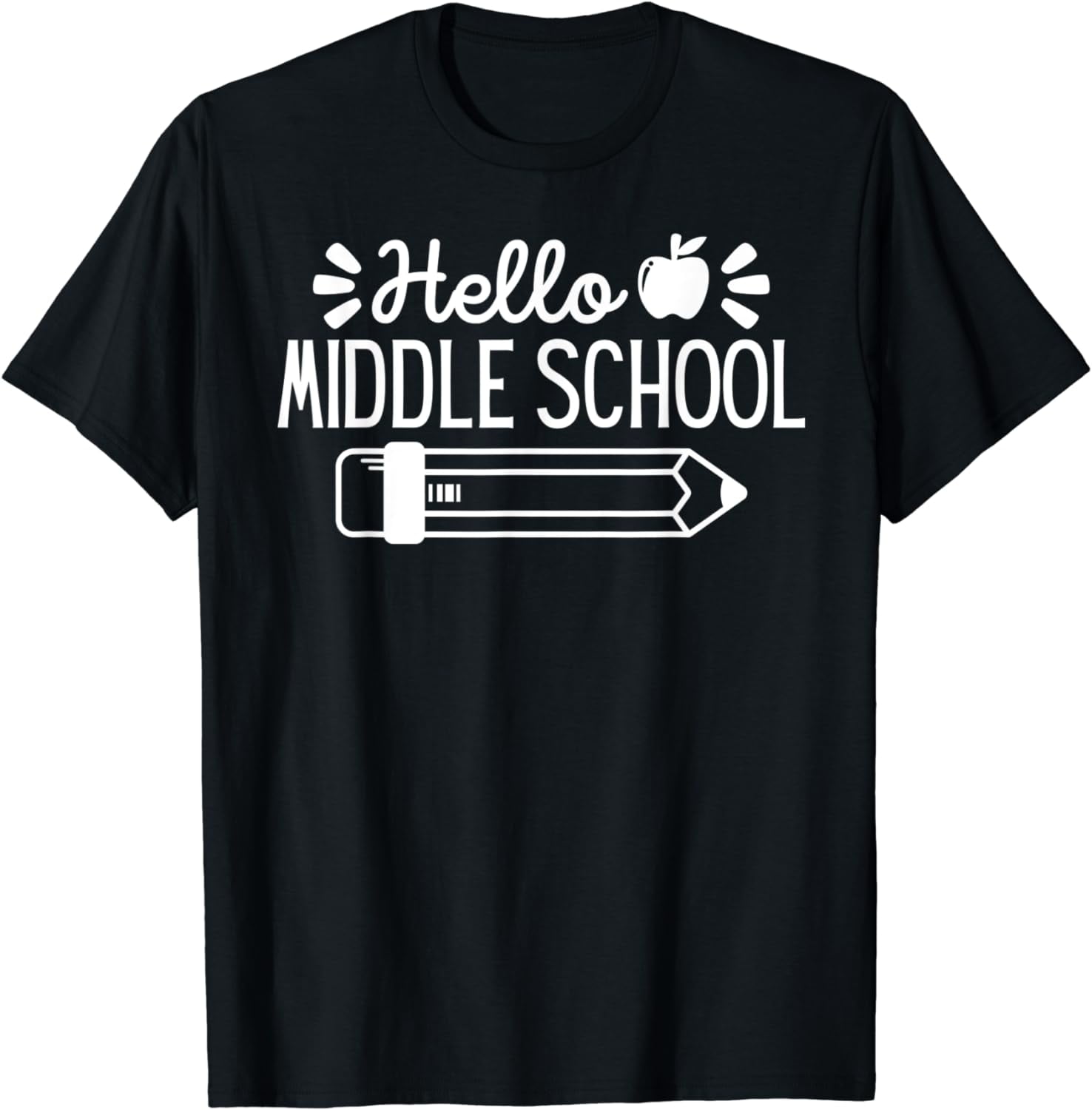 Hello Middle School Grade Back to School Teacher Kids TShirt