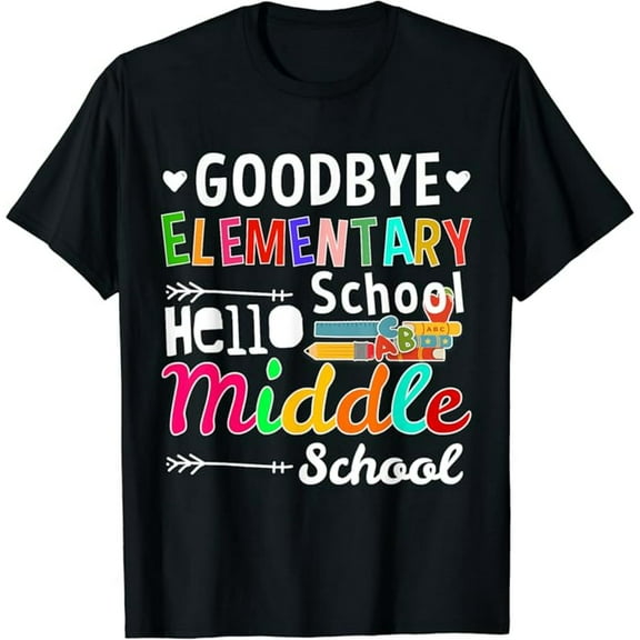 Hello Middle School Graduation Elementary School T-shirt