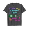 thumbnail image 1 of Hello Middle School Graduation Elementary School Unisex T-Shirt Funny Cute Gift Student Teacher School, 1 of 4