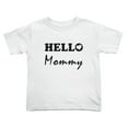 thumbnail image 1 of Hello Mommy Cute Toddler T Shirts for Boys Girls (White, 4T), 1 of 5