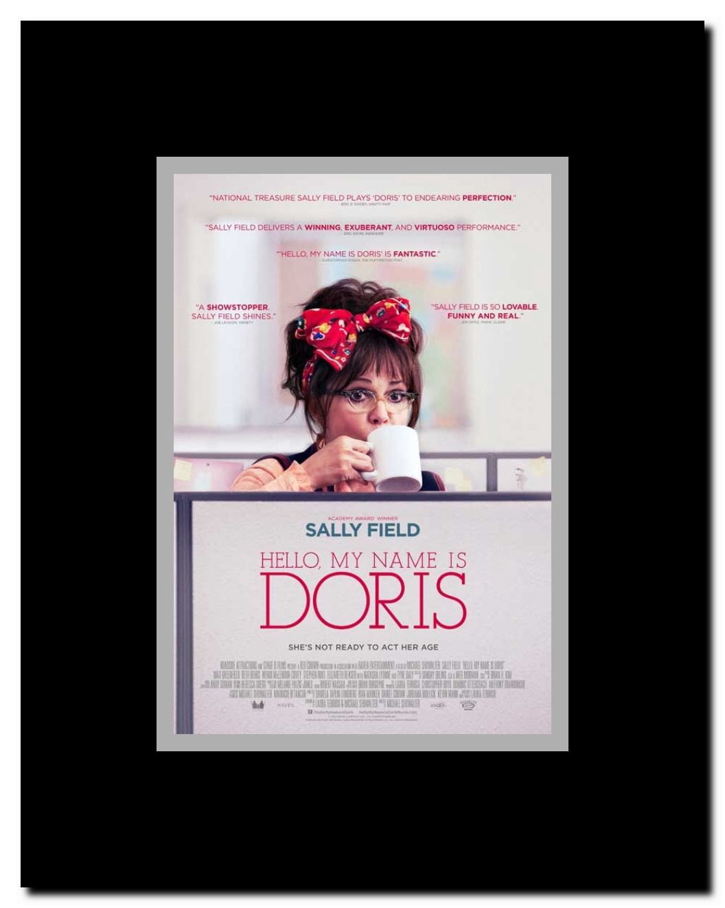 Hello My Name is Doris Framed Movie Poster