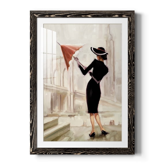 Hello, New York - Premium Framed Print - Ready to Hang - 23 x 32 - Black Frame