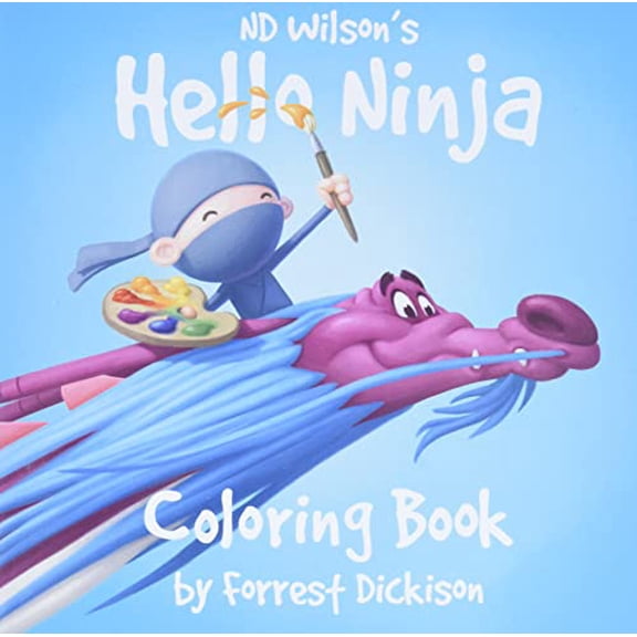 Pre-Owned Hello Ninja Coloring Book Paperback