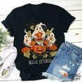 thumbnail image 1 of Hello October Teacher T-Shirt, Cute Fall Pumpkin Tee for Educators, Autumn Classroom Shirt for Women, Back to School October Outfit, 1 of 5
