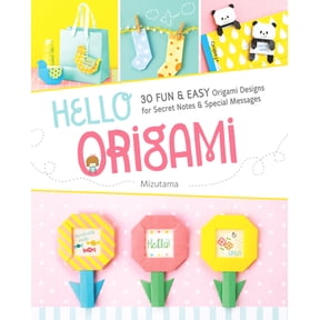 Pre-Owned Hello Origami: 30 Fun and Easy Origami Designs for Secret Notes and Special Messages (Paperback) 1940552311 9781940552316