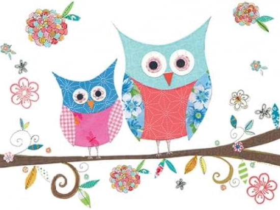 Hello Owls Canvas Art - Kim Anderson (18 x 24)