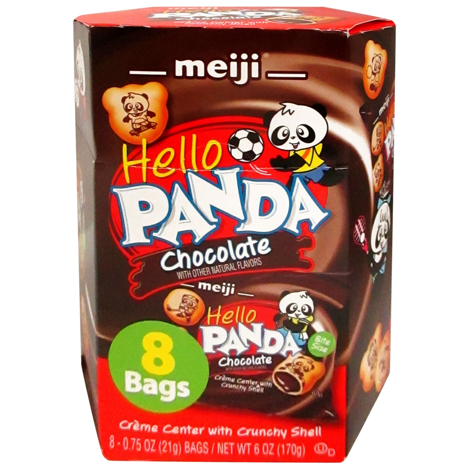 Meiji Big Hello Panda Chocolate Cookies, 6 oz - Walmart.com