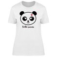 thumbnail image 1 of Hello Panda Kawaii Face Heart Tee Women's -Image by Shutterstock, 1 of 1