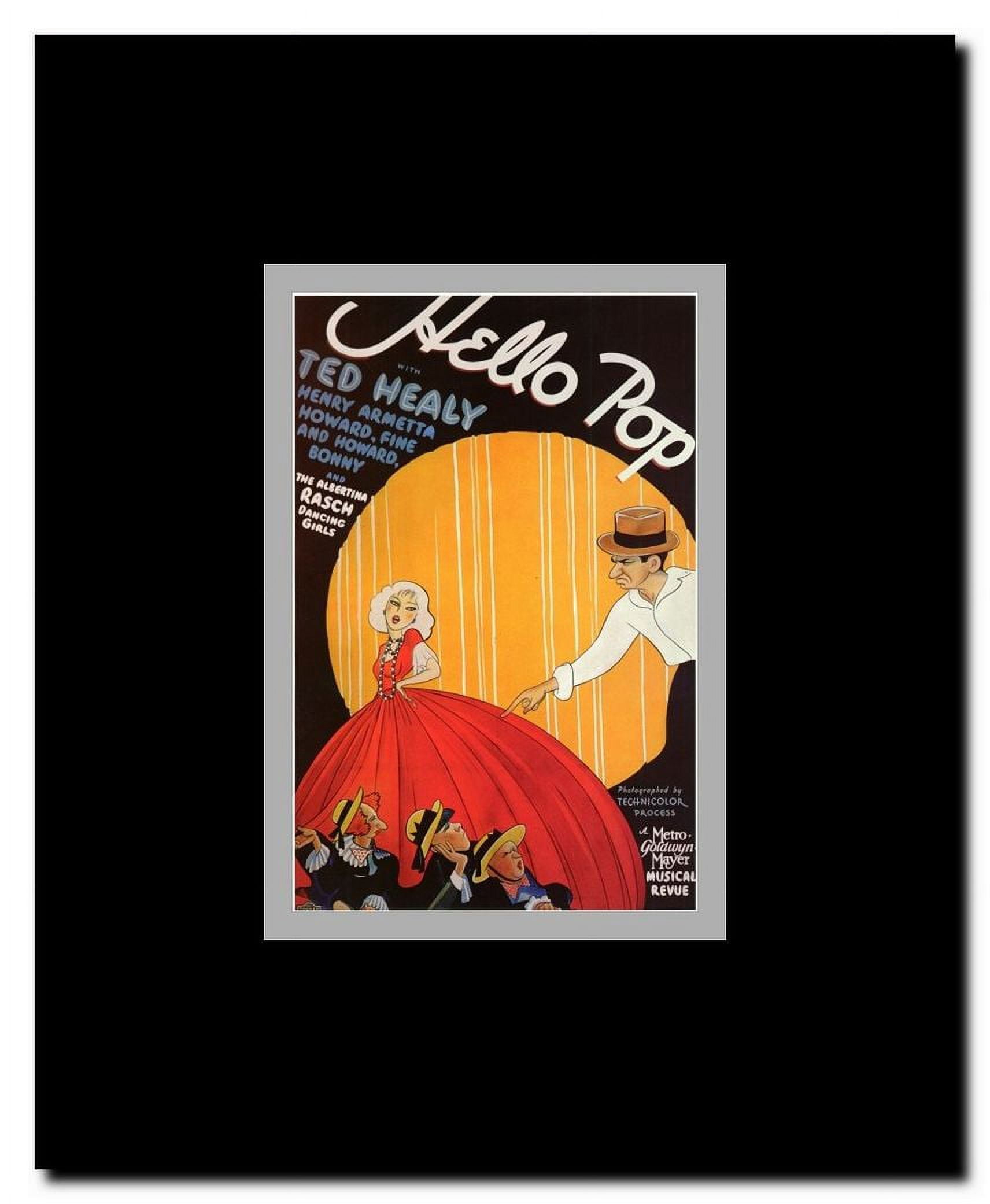 Hello Pop Framed Movie Poster