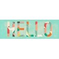 thumbnail image 1 of Hello Poster Print by Sd Graphics Studio (8 x 24), 1 of 1