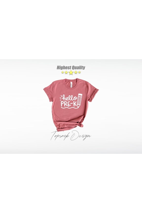 Hello Pre-K Grade Shirt, Pre K Grade Teacher Shirt, Teacher, for Teachers, Teacher Shirt, Pre K Grade Teacher, Back to School Shirt All Size S-5Xl